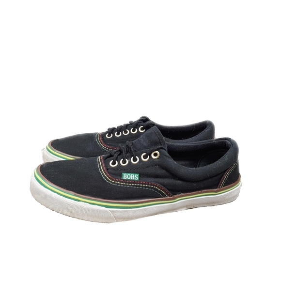 Bobs California Black Mens 7.5 Black Lace Up Shoe - Picture 3 of 9